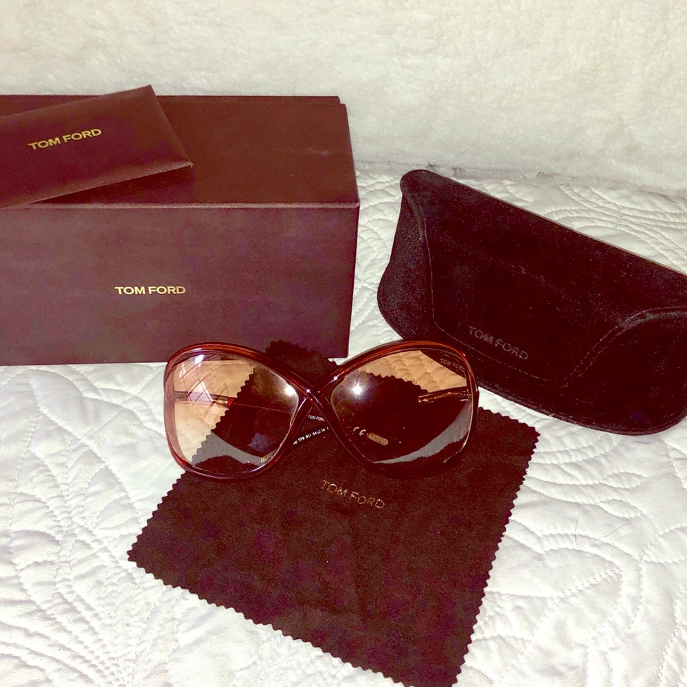 Tom Ford Whitney Rose Color Sunglasses